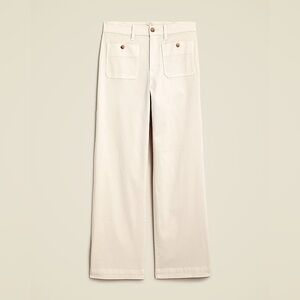 NWT J. Crew Sailor slim wide-leg chino pant